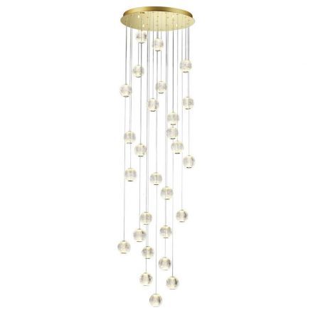 Подвесная светодиодная люстра Odeon Light 5008/120L Crystal