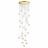 Подвесная светодиодная люстра Odeon Light 5008/120L Crystal