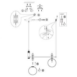 Светильник подвесной Maytoni MOD013PL-04BS1 Ring