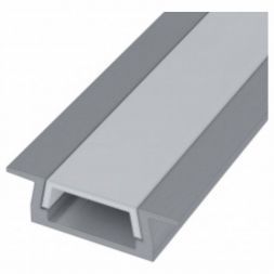 Профиль встраиваемый алюминиевый с рассеивателем ST-Luce ST017.129.02