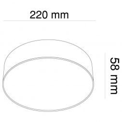 Потолочный светодиодный светильник Maytoni Technical Zon C032CL-L32MG4K
