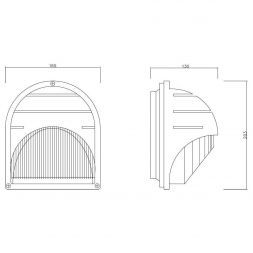 Уличный светильник Arte Lamp A2802AL-1GY