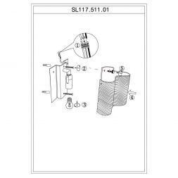 Бра ST Luce SL117.511.01 ONDE