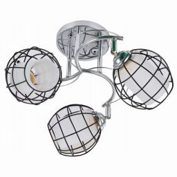Люстра Linvel LV 9258/3 Сэм Черный/хром (LINVEL LV 9258/3 Сэм Черный/хром E27 60W)