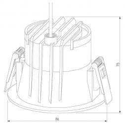 Светильник садово-парковый встраиваемый Light LED 3002 35131/U черный Elektrostandard