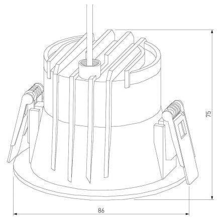Светильник садово-парковый встраиваемый Light LED 3002 35131/U черный Elektrostandard
