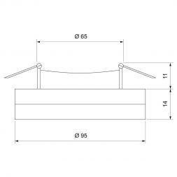 Точечный светодиодный светильник Elektrostandard 8355 MR16 CL/WH прозрачный/белый
