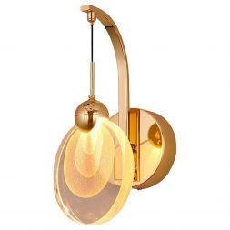 Настенный светодиодный светильник G61364/1wGD CL+WT Gerhort