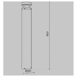 Ландшафтный светодиодный светильник Maytoni Outdoor Olten O591FL-L12GF3K1