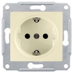 Розетка 1-я Schneider Electric Sedna Бежевый с/з