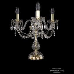 Настольная лампа Bohemia Ivele Crystal 1402L/3/141-39/G