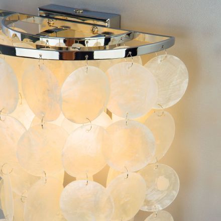 Бра Eurosvet 60084/2 хром/перламутр