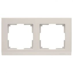 Рамка 2-местная Werkel W0021803 слоновая кость (WL04-Frame-02-ivory)