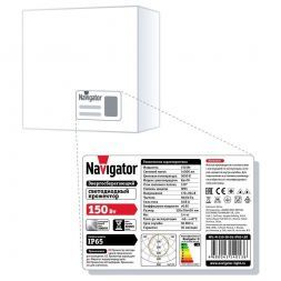 Светильник Navigator 14 013 NFL-M-150-5K-BL-IP65-LED