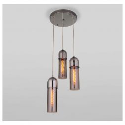 Подвесной светильник Eurosvet 50180/3 дымчатый