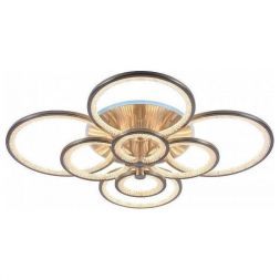 Потолочный светодиодный светильник 8002/8 NKL 256W+11W RGB никель Profit Light