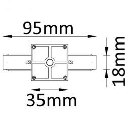 Соединитель линейный однофазный Crystal Lux CLT 0.211 01 WH