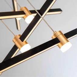 Подвесной светодиодный светильник Arte Lamp A2195SP-5BK Errai