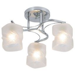 Светильник потолочный Linvel LV 9442/3 Деби Хром Е27 60W (LINVEL LV 9442/3 Хром Е27 60W)