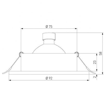 Точечный светильник Elektrostandard 1061/1 серебро
