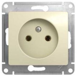 Розетка без заземления Schneider Electric Glossa Беж GSL000241