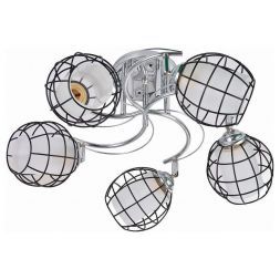 Люстра Linvel LV 9258/5 Сэм Черный/хром