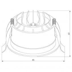 Светильник садово-парковый встраиваемый Light LED 3003 35128/U белый Elektrostandard
