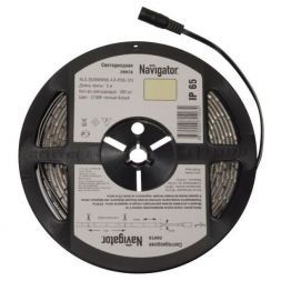 Лента Navigator 71 246 NLS-3528WW60-4.8-IP20-12V-R50