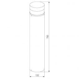 Ландшафтный светильник Elektrostandard 1532 TECHNO LED черный