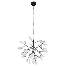 Подвесная люстра Crystal Lux Evita SP36 Black/Transparent