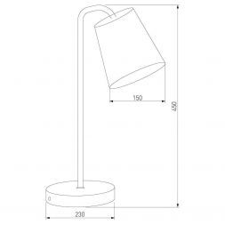 Настольная лампа Eurosvet 01134/1 черный