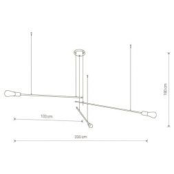 Потолочная люстра Nowodvorski Pile 9128