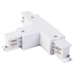 Коннектор Т-образный для трехфазного шинопровода левый  Elektrostandard TRC-1-3-TL-WH