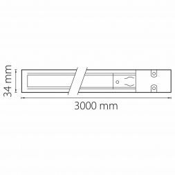 Шинопровод трехфазный Lightstar 504038