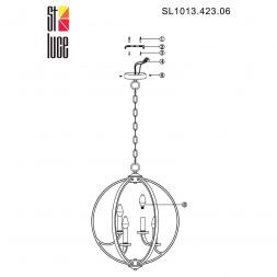 Светильник подвесной ST Luce SL1013.423.06 PIANETTA