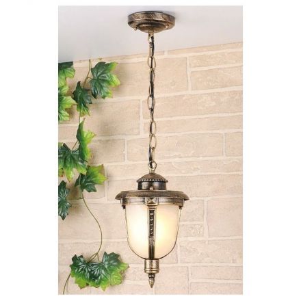 Светильник подвесной Elektrostandard Atlas H GLYF-2010H черное золото