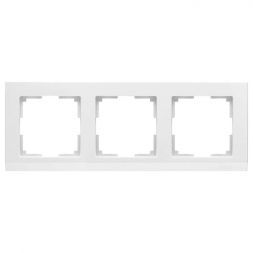 Рамка 3-местная Werkel W0031801 белый (WL04-Frame-03-white)