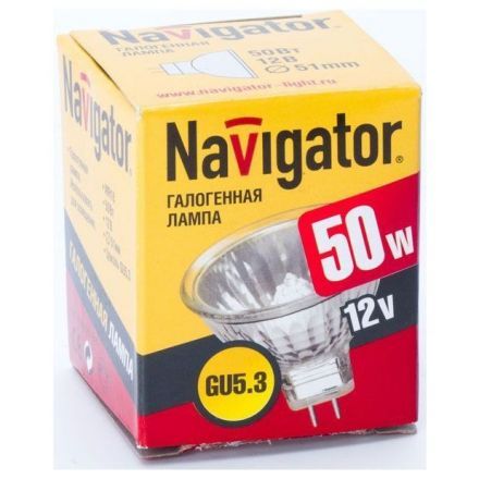 Лампа галогенная Navigator 94 204 MR16 50W 12V 2000h