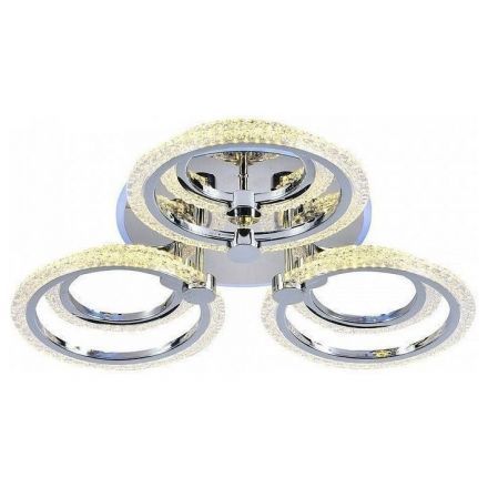 Потолочный светодиодный светильник 8003/3+3 CHR 108W+8W RGB хром Profit Light