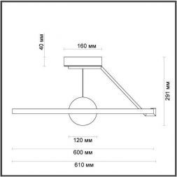Потолочный светильник Odeon Light 4032/40CL