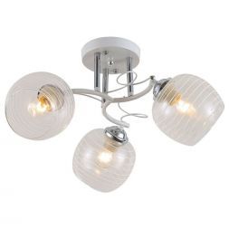 Светильник потолочный Linvel LV 9443/3 Синтия Белый/хром Е27 60W