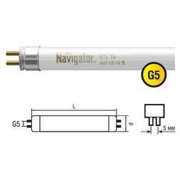 Лампа люминесцентная Navigator 94 105 NTL-T4-24-840-G5