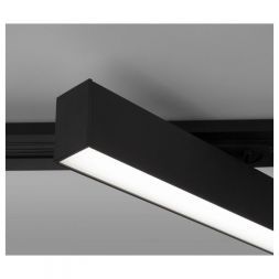 Трековый светодиодный светильник Elektrostandard X-Line черный матовый 10W 4200K (LTB53) однофазный