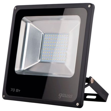 Прожектор светодиодный Gauss 613100370 LED 70W IP65 6500К черный
