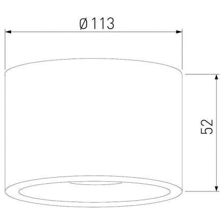 Уличный потолочный светильник Light LED 2135 IP65 Elektrostandard 35141/H белый
