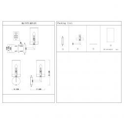 Бра ST Luce SL1171.301.01 MASINE