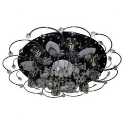 Потолочный светильник ЭкономСвет 70014/6BK WT+BK RC WTLED (EKONOMSVET 70014/6BK WT+BK RC WTLED)