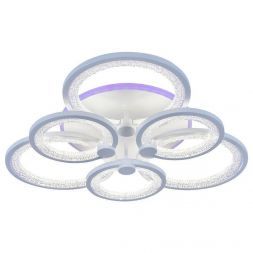 Потолочный светодиодный светильник 8002/3+3 WHT 144W+8W RGB Profit Light