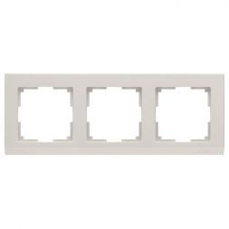 Рамка 3-местная Werkel W0031803 слоновая кость (WL04-Frame-03-ivory)