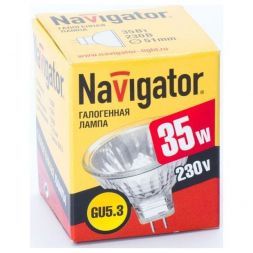 Лампа галогенная Navigator 94 205 NH-JCDR-35-230-GU5.3